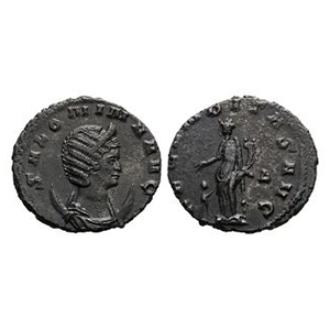 Ancient Roman Imperial Coins - Salonina - Fecunditas AE Antoninianus