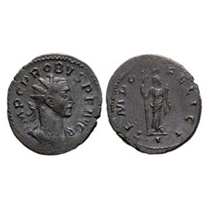 Ancient Roman Imperial Coins - Probus - Felicitas AE Antoninianus