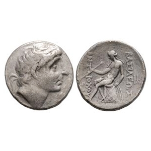 Ancient Greek Coins - Seleucid - Antiochos II - AR Tetradrachm