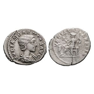 Ancient Roman Imperial Coins - Julia Soaemias - Venus AR Denarius