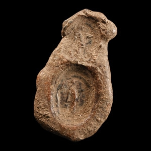 Roman Lead Tag with Seal Impressions