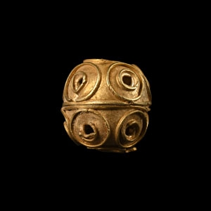 Western Asiatic Gold Filigree Bead
