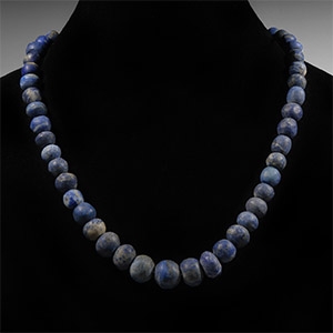 Bactrian Style Lapis Lazuli Bead Necklace