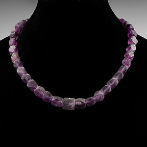 Amethyst Bead Necklace