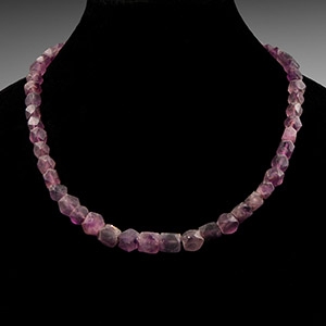 Amethyst Bead Necklace