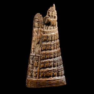 Post Roman Gallic Figural Amuletic Bone Carving