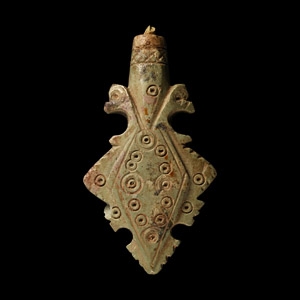 Western Asiatic Decorated Bone Handle