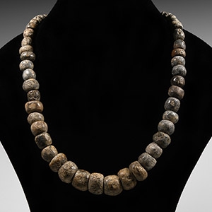 Natural History - Mammoth Bone Bead Necklace