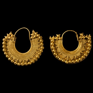 Parthian Gold Earrings