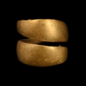 Bronze Age Gold Hair Ring