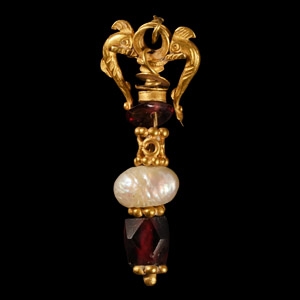 Greek Gold Dolphin Pendant