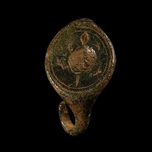 Late Medieval Turtle Seal Ring