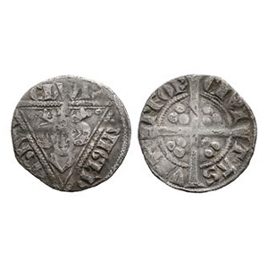 British Medieval Coins - Ireland - Edward I - Waterford - Halfpenny