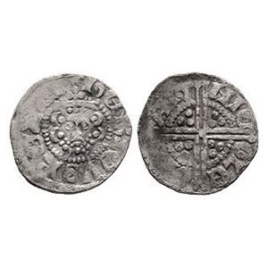 English Medieval Coins - Henry III - Canterbury / Nicole - Long Cross Penny