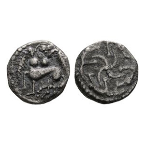 Anglo-Saxon Coins - Secondary Phase - Series S, Type 47 - Centaur AR Sceatta