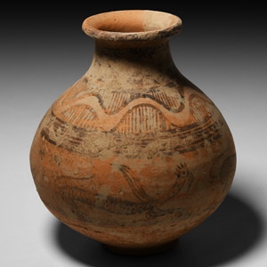 Indus Valley Painted Vase with Animals