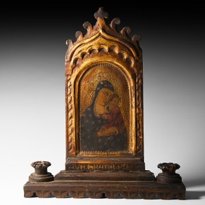 Italian Virgin of Tenderness Icon