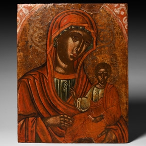Greek Virgin and Child Hodegetria Icon
