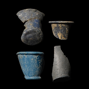 Egyptian Offering Cup Fragment Group
