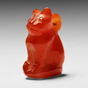 Egyptian Seated Cat Amulet