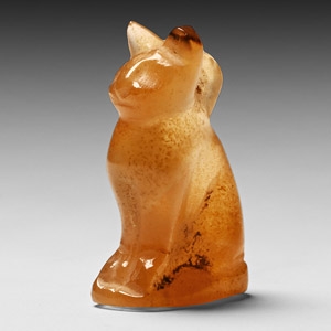 Egyptian Seated Cat Amulet