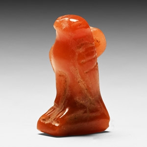 Egyptian Seated Falcon Amulet