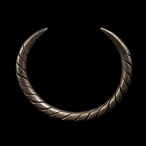 Viking Age Silver Twisted Bracelet