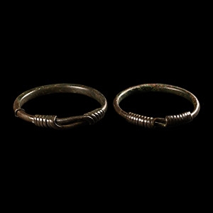 Viking Age Coiled Bracelet Pair