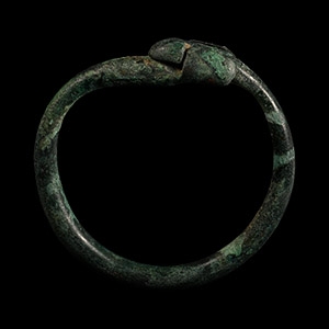 Bronze Age Closed Serpent Bracelet
