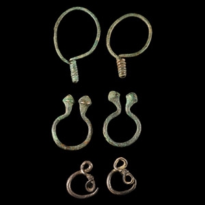 Western Asiatic Earring Pair Collection