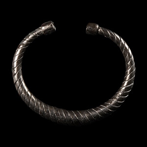 Silver Coiled Bracelet