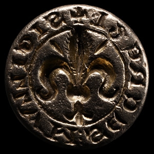 European Medieval Silver Crusader Type Sigillum Secreti Seal Matrix