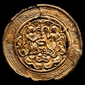 Large Medieval Thames Gilded Annunciation Pilgrims Badge
