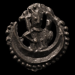 Medieval Thames Virgin and Child Pilgrims Badge