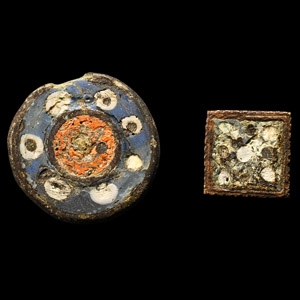 Roman Thames Enamelled Stud Group