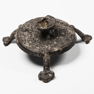 Medieval Thames Pewter Candlestick
