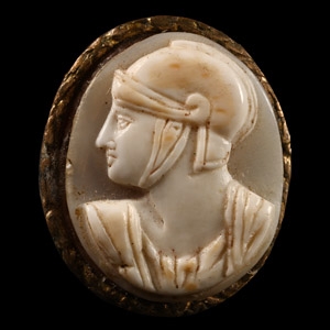 Cameo with Bust of a Roman Soldier