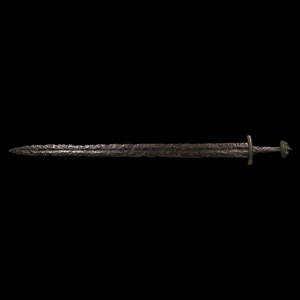 Viking Age Sword with Five-Lobed Pommel