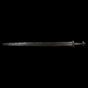 Viking Age Sword with Three-Lobed Pommel