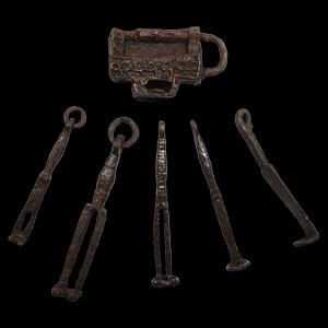 Viking Period Lock and Key Group