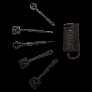 Viking Period Lock and Key Group
