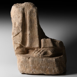 Marble Statue Fragment with Feet