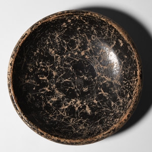 Greek Campanian Black Terracotta Bowl