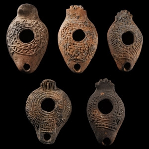 Byzantine Terracotta Slipper Lamp Collection