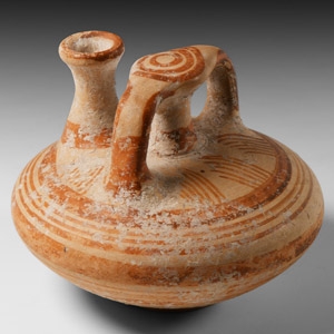 Mycenaean Pottery Stirrup Jar