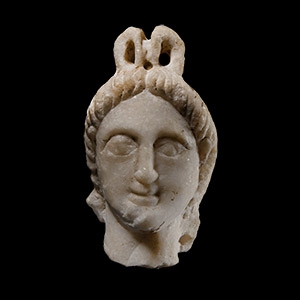 Graeco-Parthian Marble Head of a Divinity