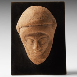 Terracotta Mask with Helmet