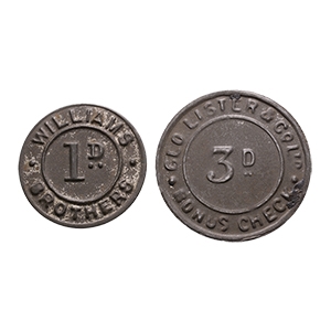 English Tokens - Bonus Check Group [2]