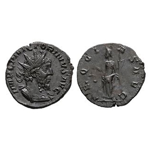 Ancient Roman Imperial Coins - Victorinus  - Aequitas AE Antoninianus