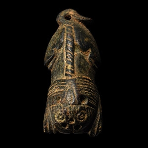 Romanesque Bronze Lion Mount